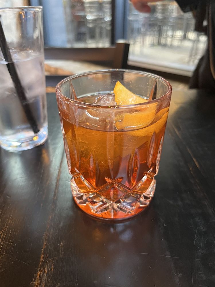 Old fashioned cocktail
